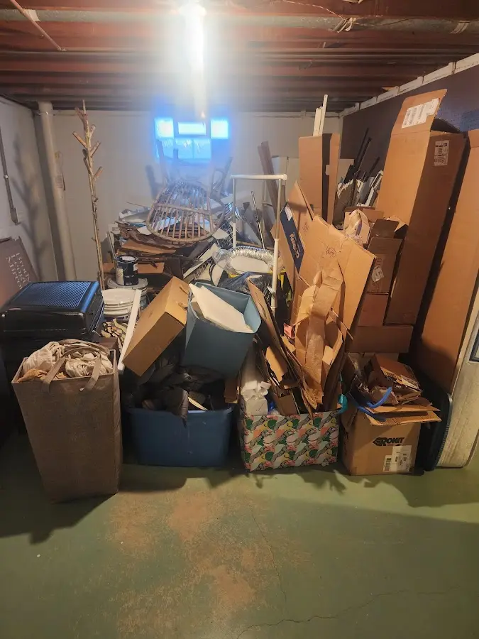 Roll-off dumpster container at job site for Construction Dumpster Rental in Taylor Mill